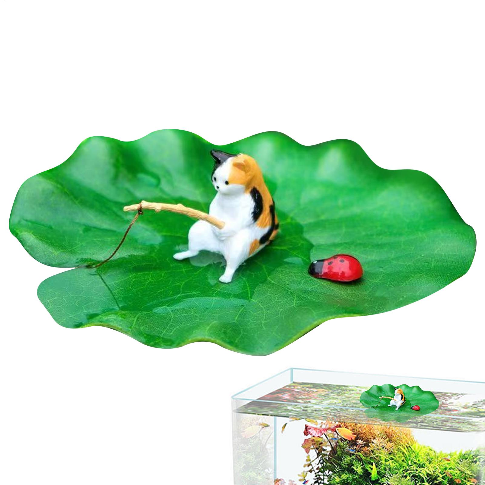 Aquarium Decor Floating Cat Fi - Aquarium Plants Live review and price